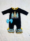 Bowtism Winter Dream Christmas Romper with Matching Bow - Bowtism